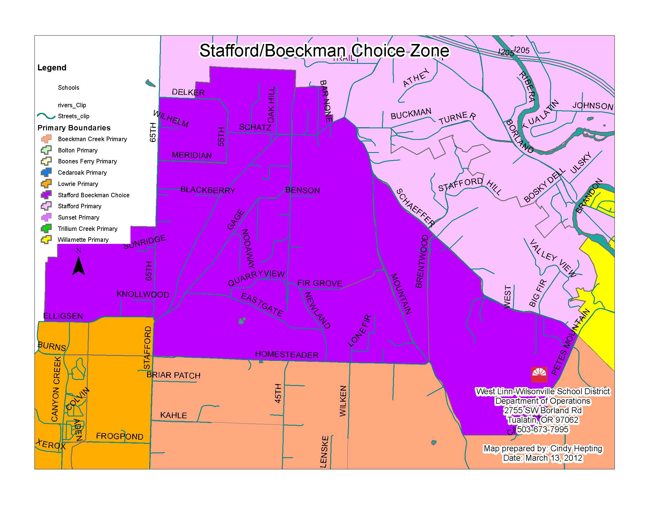 Stafford/Boeckman Choice Zone Stafford/Boeckman Choice Zone