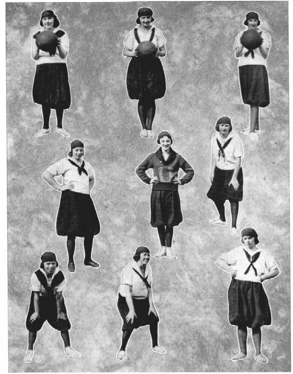 1922 girls' basketball team 
