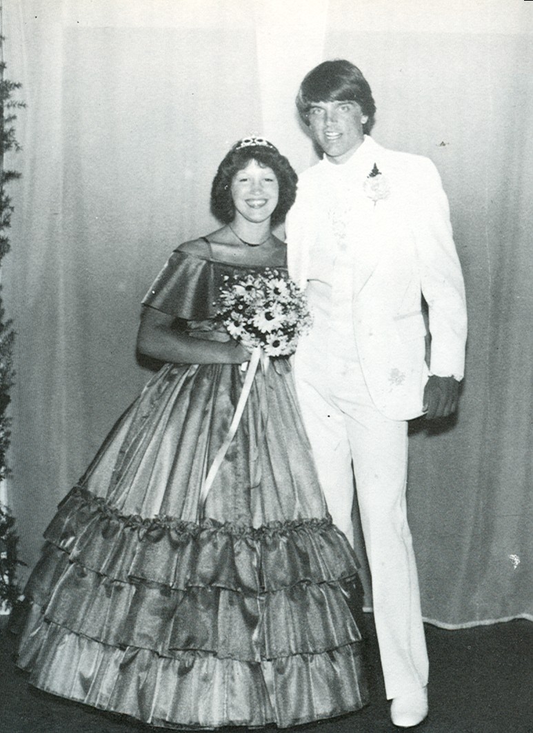 Maid of Honor Tracie with  escort Dick Ellsworth 