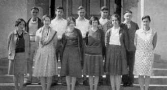 1930 Junior Play Actors 