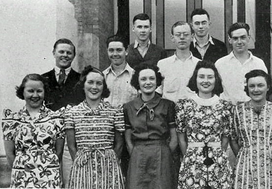 1938 Senior play cast 