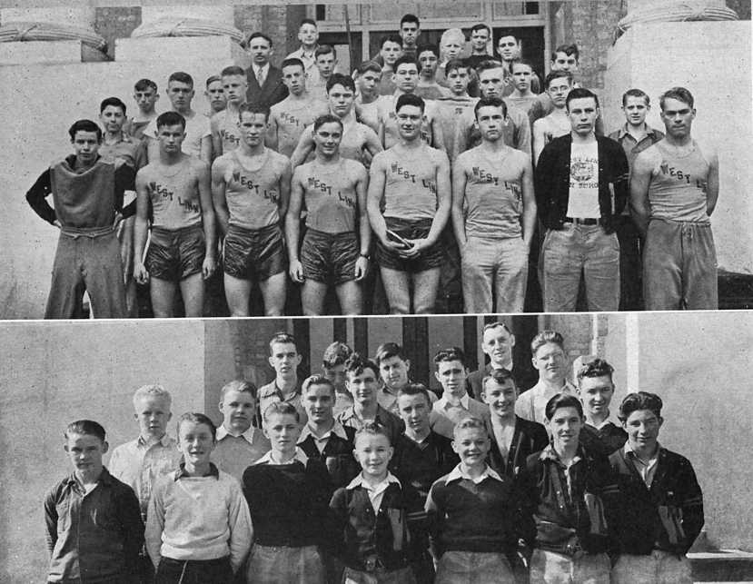 1942 Track and Wrestling Team Photos 