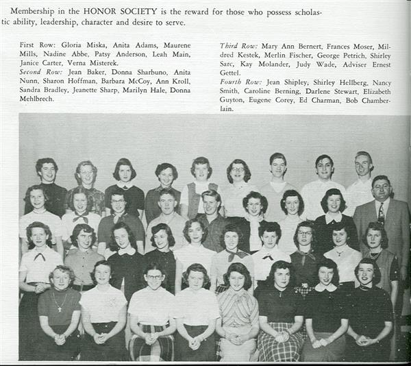 1953 honor society 