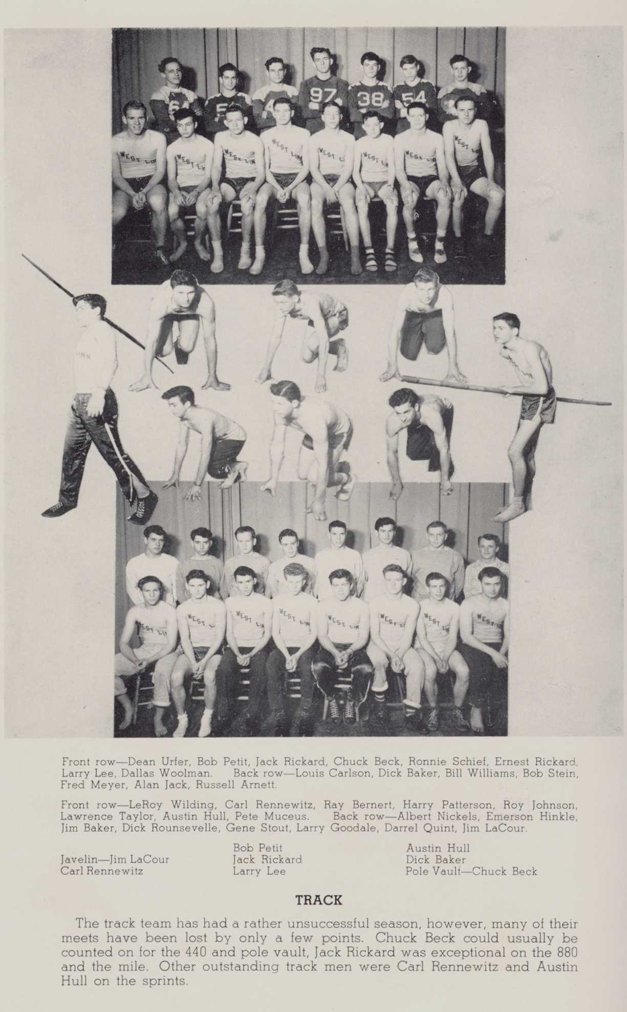 1948 track team photo 