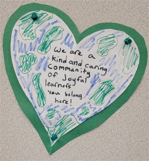 We are a kind and caring community of joyful learners. You belong here!