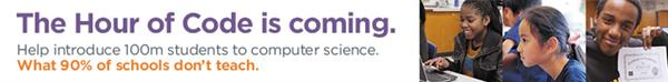 Hour of Code promotional banner 