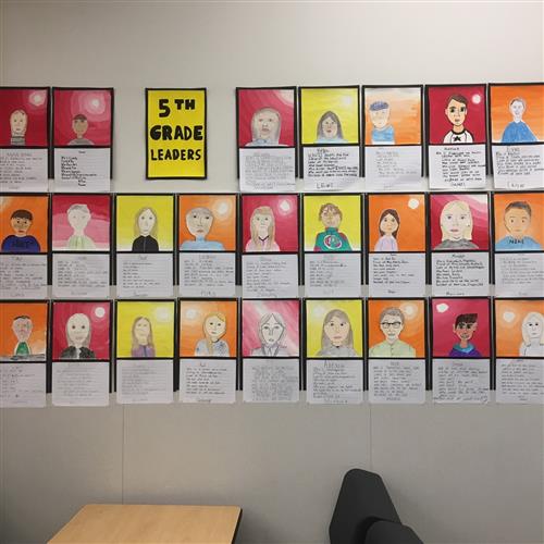 Self-portraits with poetry, in colored pencil and tempera paint 