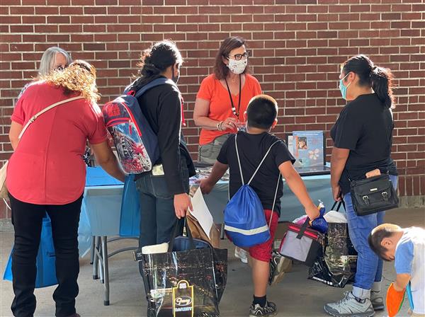 Families receive information from school staff.