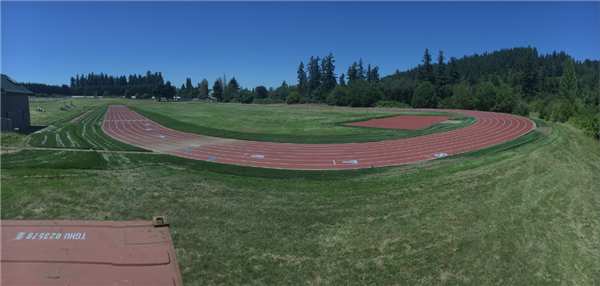 The Athey Creek Middle School Track was resurfaced this summer. 
