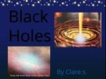 Claire's Black Holes Book