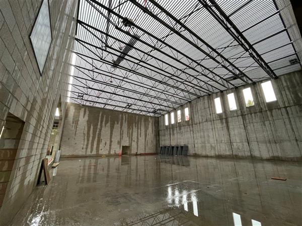 Interior Gym Construction
