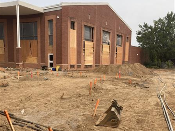 Athey Courtyard Construction