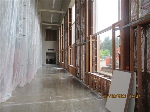 Athey Front Hallway Construction